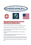 IMSA SIGNAL TECHNICIAN LEVEL 1 2026 TEST QUESTIONS AND ANSWERS SURE 