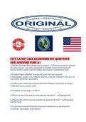 CCTC LATEST 2026 EXAMINERS SET QUESTIONS AND ANSWERS SURE A&period;pdf