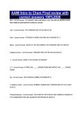 AAMI Intro to Chem Final review with correct answers 100&percnt;2026