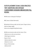 DCFS PLACEMENT EXAM 2 2026 PRACTICE&NewLine;TEST QUESTIONS AND DETAILED&NewLine;CASEWORKER SCENARIO BREAKDOWN FULL&NewLine;REVIEW