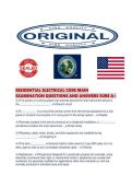 RESIDENTIAL ELECTRICAL CORE MAIN EXAMINATION QUESTIONS AND ANSWERS SURE