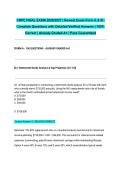 CRPC FINAL EXAM 2026&sol;2027 &vert; Newest Exam Form A & B &vert; Complete Questions with Detailed Verified Answers &vert; 100&percnt; Correct &vert; Already Graded A&plus; &vert; Pass Guaranteed&NewLine;&NewLine;