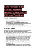 Elite Primary Care Clinical Mastery&colon; 2026&sol;2027 Women&rsquo;s Health Test Bank &lpar;20&plus; High-Stakes Questions&rpar;