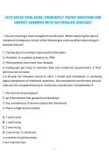 Package deal for NATCO CCTC Certification Review Exam &ndash; Verified Questions and Answers 2026&sol;2027 Complete Exam Material
