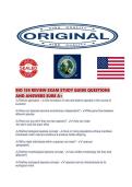 BIO 150 REVIEW EXAM STUDY GUIDE QUESTIONS AND ANSWERS SURE