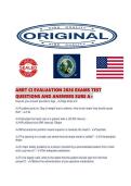 ARRT CI EVALUATION 2026 EXAMS TEST QUESTIONS AND ANSWERS SURE A&period;pdf