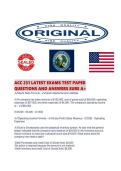 ACC 231 LATEST EXAMS TEST PAPER QUESTIONS AND ANSWERS SURE 