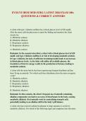 EVOLVE HESI MED-SURG LATEST 2026 EXAM 100&plus; QUESTIONS & CORRECT ANSWERS 