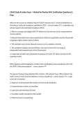 CAMS Study Practice Exam &ndash; Marked for Review AML Certification Questions & Prep
