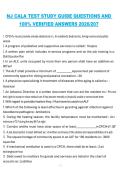 NJ CALA TEST STUDY GUIDE QUESTIONS AND 100&percnt; VERIFIED ANSWERS 2026&sol;207 