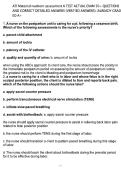 ATI Maternal newborn assessment A TEST ACTUAL EXAM 50&plus; QUESTIONS &NewLine;AND CORRECT DETAILED ANSWERS &lpar;VERIFIED ANSWERS&rpar; &vert;ALREADY GRAD &NewLine;ED A&plus; 