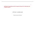 AFT2 Task 1&colon; Accreditation Audit & Compliance Review Plan &vert; 2026 Update with complete solutions&period;