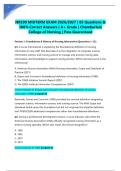NR599 MIDTERM EXAM 2026&sol;2027 &vert; 85 Questions & 100&percnt; Correct Answers &vert; A&plus; Grade &vert; Chamberlain College of Nursing &vert; Pass Guaranteed&NewLine;&NewLine;