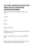 DELL CLIENT FOUNDATION EXAM 2026 STUDY&NewLine;BUNDLE PRACTICE QUESTIONS AND&NewLine;ANSWERS DETAILED REVIEW&NewLine;