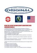 ECON 101 LATEST EXAMS SCRIPT QUESTIONS AND ANSWERS SURE 