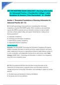 NR 599 FINAL AND MIDTERM EXAM BUNDLE 2026&sol;2027 &vert; Complete Package Deal &vert; Chamberlain College of Nursing &vert; 100&percnt; Correct Verified Answers &vert; Score A&plus; &vert; Pass Guaranteed
