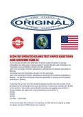 ECON 101 UPDATED EXAMS TEST PAPER QUESTIONS AND ANSWERS SURE