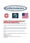WORKDAY PRO PAYROLL REVIEW EXAM ALL SET QUESTIONS AND ANSWERS SURE