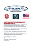 CM 2113 FINAL EXAM UPDATED ALL QUESTIONS AND ANSWERS SURE