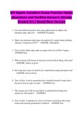 WV Septic Installers Exam Practice Guide &NewLine;&lpar;Questions and Verified Answers Already &NewLine;Graded A&plus;&rpar; &vert; Brand New Version 