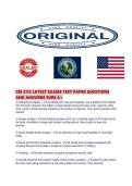 CM 2113 LATEST EXAMS TEST PAPER QUESTIONS AND ANSWERS SURE 