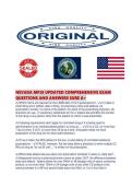 NEVADA MPJE UPDATED COMPREHENSIVE EXAM QUESTIONS AND ANSWERS SURE