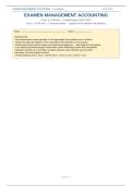 Examen Management Accounting &vert; nv Omhein &vert; UC Leuven-Limburg &vert; 2025&sol;26