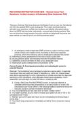 RED CROSS INSTRUCTOR EXAM 2026&colon; Newest Actual Test Questions&comma; Verified Answers & Rationales &lpar;Pass Instructor Certification PDF&rpar;