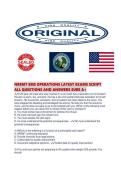 NREMT EMS OPERATIONS LATEST EXAMS SCRIPT ALL QUESTIONS AND ANSWERS SURE 