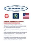 NC FUNERAL LAW ACTUAL FINAL EXAM ALL QUESTIONS AND ANSWERS SURE 