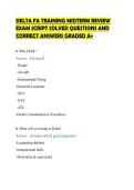 DELTA FA TRAINING MIDTERM REVIEW&NewLine;EXAM SCRIPT SOLVED QUESTIONS AND&NewLine;CORRECT ANSWERS GRADED A&plus;