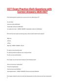CCT Exam Practice &lpar;Ee2&rpar; Questions with Correct Answers 2026-2027
