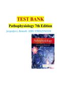 Test Bank&colon; Pathophysiology &lpar;7th Edition&rpar; by Jacquelyn L&period; Banasik