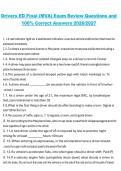 Drivers ED Final &lpar;MVA&rpar; Exam Review &ndash; Questions and Correct Answers 2026&sol;2027 Complete Exam Material