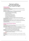 Samenvatting Psychopathologie Jeugd &vert; Saxion &vert; 2025&sol;26