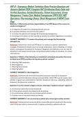 EMT-B &ndash; Emergency Medical Technician Basic Practice Questions and Answers Updated 2026 &vert; Complete EMT Certification Study Guide with Verified Questions&comma; Detailed Rationales&comma; Patient Assessment&comma; Airway Management&comma; Trauma Care&comma; Medical Emergencies&comma; CPR & AE