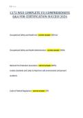 C172 WGU COMPLETE V3&vert; COMPREHENSIVE&NewLine;Q&A FOR CERTIFICATION SUCCESS 2026