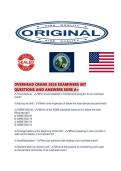 OVERHEAD CRANE 2026 EXAMINERS SET QUESTIONS AND ANSWERS SURE