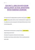 CSA W47&period;1 AND CSA W59 EXAM&NewLine;2026&vert;LATEST ACTUAL QUESTIONS&NewLine;WITH VERIFIED ANSWERS