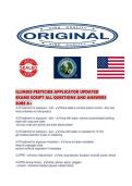 ILLINOIS PESTICIDE APPLICATOR UPDATED EXAMS SCRIPT ALL QUESTIONS AND ANSWERS