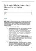 Bijbelverhalen&colon; Jozef&comma; Mozes&comma; Elia&comma; Paulus &vert; Godsdienst 1 &vert; KdG &vert; 2025&sol;26