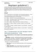 Samenvatting Godsdienst 1 &vert; Begrippen & Fundamenten &vert; Karel de Grote &vert; 2025&sol;26
