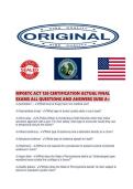 MPOETC ACT 120 CERTIFICATION ACTUAL FINAL EXAMS ALL QUESTIONS AND ANSWERS SURE 