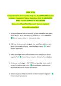 CPEN BCEN  &NewLine;Comprehensive Resource To Help You Ace 2026-2027 Exams &NewLine;Includes Frequently Tested Questions With ELABORATED &NewLine;100&percnt; Correct COMPLETE SOLUTIONS &NewLine;Guaranteed Pass First Attempt&excl;&excl; Current Update&excl;&excl; &NewLine;Instant Download Pdf