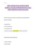 PJM GENERATION DISPATCHER&NewLine;SAMPLE EXAM&vert;COMPREHENSIVE Q&A&NewLine;FOR CERTIFICATION SUCCESS&NewLine;
