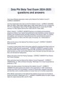 Zeta Phi Beta Membership Test Exam 2024&ndash;2025 Questions and Answers &vert; Comprehensive Study Guide and Exam Preparation Material