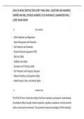 OSHA 30-HOUR CONSTRUCTION SAFETY FINAL EXAM &ndash; QUESTIONS AND ANSWERS &vert;&NewLine;VERIFIED AND WELL DETAILED ANSWERS &vert; PLUS RATIONALES &vert; GUARANTEED PASS &vert;&NewLine;LATEST EXAM UPDATE