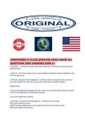 COREPOWER C1 CLASS UPDATED FINAL EXAM ALL QUESTIONS AND ANSWERS SURE 