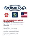 RADT STUDY EXAMS GUIDE 2026 QUESTIONS AND ANSWERS SURE 