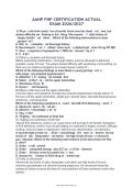 AANP FNP Certification Actual Exam 2026&sol;2027 Questions and Answers with Rationales Already Graded A&plus;